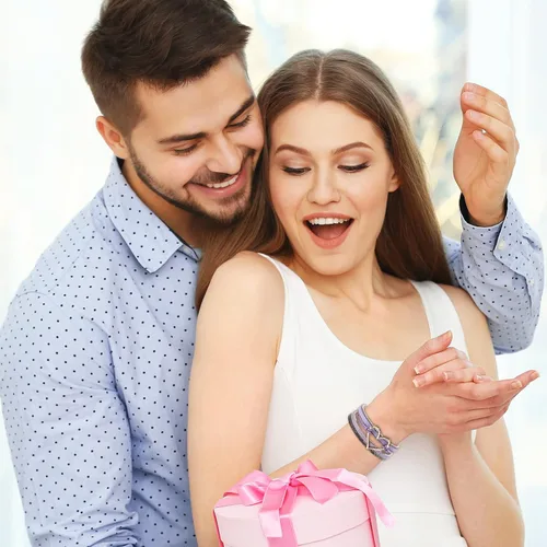 Miniatura 6 de Pulseras envolventes de cuero para mujer, pulseras negras, pulseras bohemias multicapa con cierre magnético, pulseras de corazón, joyas