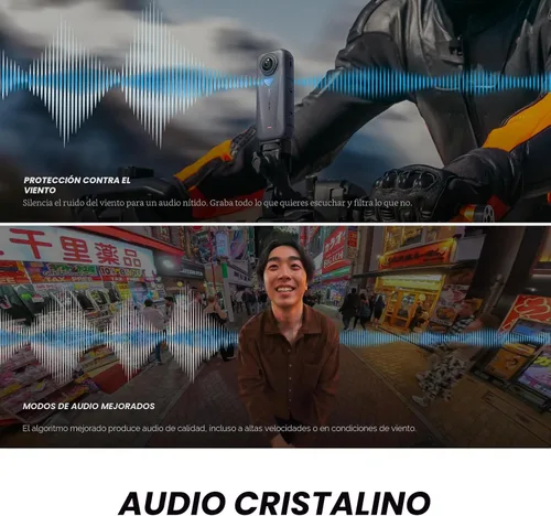 Miniatura 9 de Insta360 X4 Air Kit de inicio - Cámara 360 de 8K y 165g ligera, palo de selfie invisible, lentes reemplazables, dispara primero y enmarca después