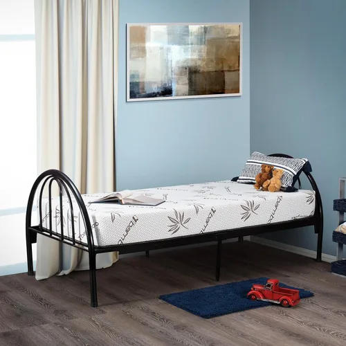 Fortnight Bedding - Colchón de espuma viscoelástica con gel para cama de vehículos de uso recreativo, catre, y sofá cama, Tela, 15.2 cm