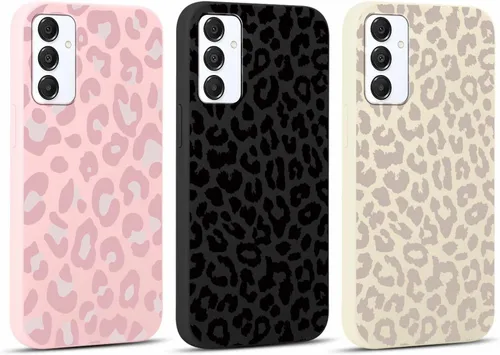 Miniatura 72 de 2 Pack Funda con lindo estampado de chita para Samsung Galaxy S22 Ultra 5G de 6.8", Fundas con patrón de leopardo de lujo, diseño de silicona suave