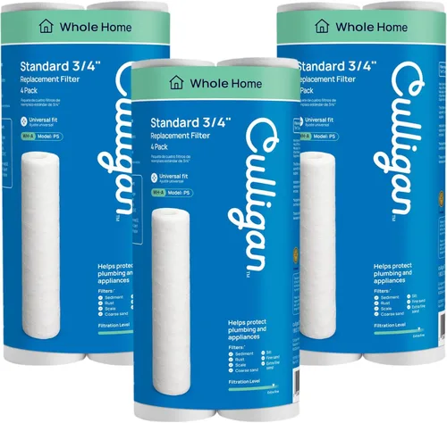 Miniatura 6 de Culligan P5-4PK P5 Filtro de agua premium para toda la casa, 8,000 galones, paquete de valor de 4 unidades, color blanco, 4 unidades (paquete de 1)