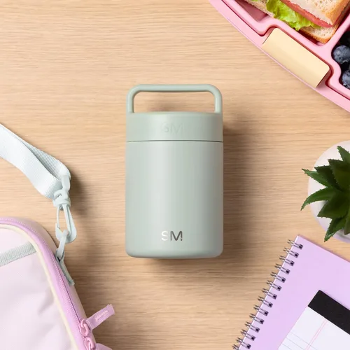 Miniatura 6 de Simple Modern Tarro de comida para comida caliente Reutilizable de acero inoxidable aislado al vacío a prueba de fugas, almacenamiento de almuerzo