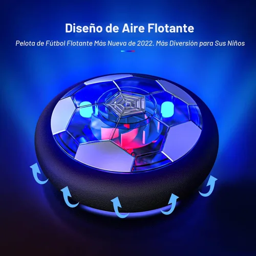 Miniatura 3 de HopeRock Pelota de Fútbol Flotante 3 en 1 Juego de Hockey y Bolos, Juguetes de Interior y Exterior para Niños de 3-12 Años, Juguetes de Exterior