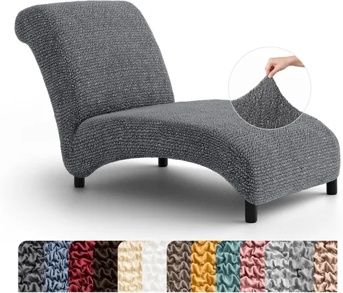 Miniatura 11 de PAULATO BY GA.I.CO. Funda para Silla de Tumbona Sin Brazos - Funda Deslizante para Silla de Tumbona - Funda para Sofá de Salón - Fundas Deslizantes