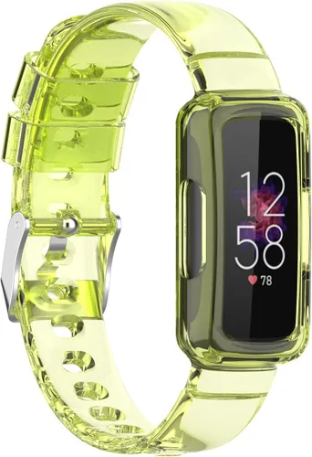 Miniatura 8 de Funda protectora con correas compatibles con Fitbit Luxe/Inspire 2/Inspire/Inspire hr/Ace 2/Ace 3, bonita correa de reloj suave para hombres