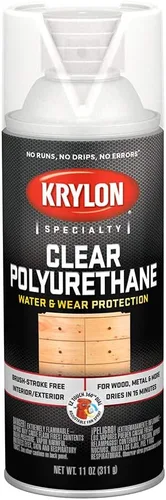 Krylon Revestimiento de poliuretano en aerosol transparente, 11 onzas, acabado brillante Varios colores