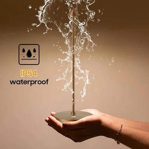 Miniatura 3 de SAKRINGT Paquete de 2 lámparas de mesa inalámbricas recargables, 6000 mAh, a prueba de agua, atenuación continua, moderna, portátil, luz de mesa LED