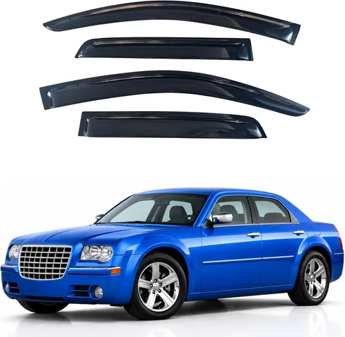 Miniatura 62 de IG - Visera para ventana para Ford Bronco y F150-F350 1980-1996, deflector lateral tipo cinta adhesiva, resistente, contra lluvia y viento