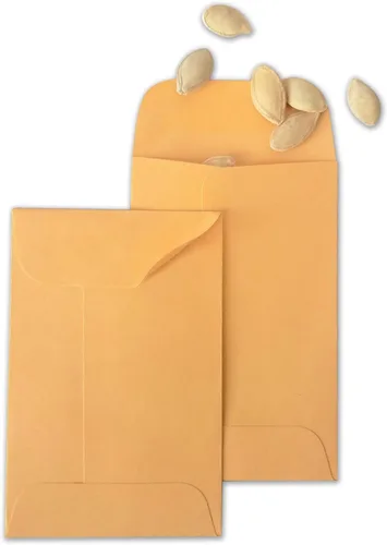 Miniatura 5 de Xxcxpark 500 sobres para monedas #1, sobres de papel kraft marrón de 2-1/4 x 3-1/2 pulgadas, sobres clásicos de papel kraft para piezas pequeñas