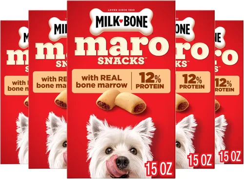 Miniatura 24 de Milk-Bone MaroSnacks Golosinas para perros pequeños con sabor a tocino con médula ósea, 40 onzas (paquete de 2) (el diseño del empaque puede variar)