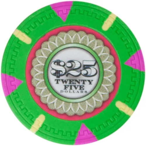 Miniatura 6 de Claysmith Gaming The Mint Poker Chip - Compuesto de arcilla pesada de 0.48 oz, paquete de 50 Azul ($10 Dark Blue)