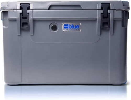 Miniatura 7 de Blue Coolers Ark Series 100-110 Quarts, enfriador de hielo moldeado por roto Gran baúl de hielo con capacidad para hasta 10 días Blanco ártico