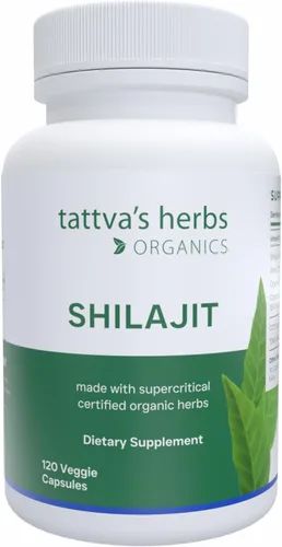 Tattva's Herbs Shilajit Suplemento de hierbas, Shilajit para hombres y mujeres, cápsulas de shilajit del Himalaya, extracto de shilajit, 1 paquete,