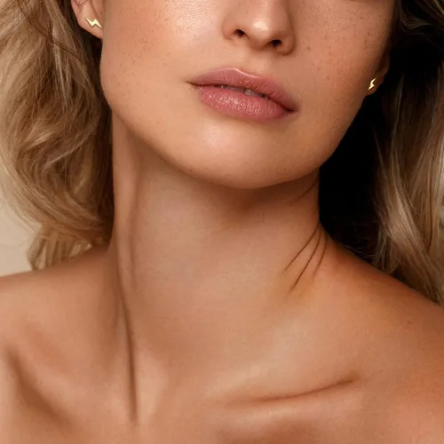 Miniatura 5 de Shcyee Aretes de plata de ley 925 con diseño de rayos para mujeres y hombres, hipoalergénicos, para uso diario, joyería de regalo