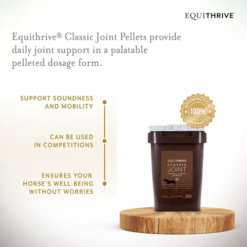 Miniatura 2 de Equithrive Suplemento clásico para articulaciones con glucosamina, condroitina, ácido hialurónico y MSM para caballos y caballos mayores, 10 libras