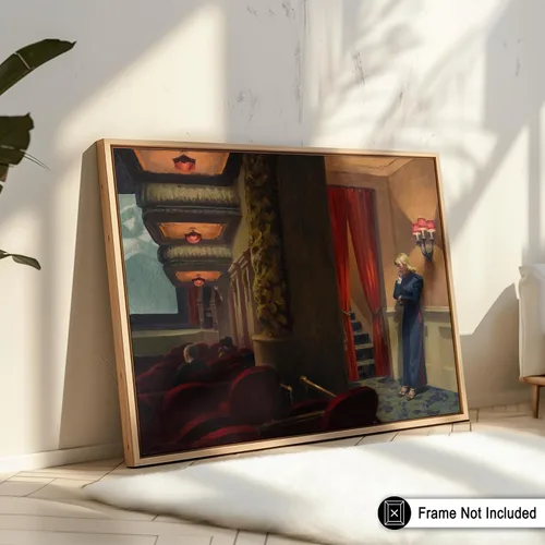 Miniatura 4 de Poster Master Póster vintage de pintura de película de Nueva York, impresión retro de teatro, arte Moody, arte de soledad, arte realismo, arte
