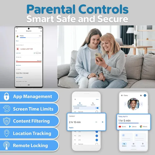 Miniatura 3 de Contixo Paquete de tableta para niños de 10 pulgadas con auriculares, tableta K103 para niños pequeños, más de 80 libros electrónicos y calcomanías