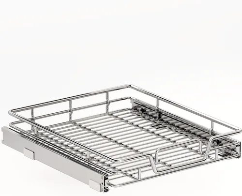 Miniatura 19 de Organizador de armario de cocina extraíble de 2 niveles, organizador de estantes y cajones, cesta de almacenamiento de despensa deslizable