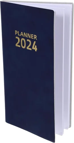 Agenda 2024, agenda diaria, agenda diaria, bloc de notas, cuaderno con divisores, agenda anual, libreta portátil, línea divisoria, papel delicado