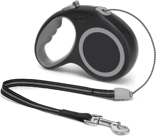 Miniatura 8 de Correa retráctil para perro, correa de paseo para perros de 30 pies/20 pies para perros pequeños, medianos y grandes de hasta 77 libras/44 libras