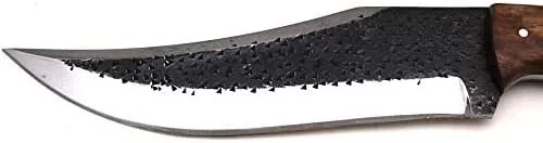 Miniatura 3 de Cuchillo Wild Turkey de hoja fija, acero al carbono, con funda de cuero