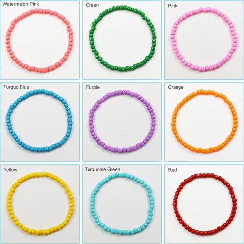 Miniatura 5 de Bala&Fillic Cuentas de semillas de color blanco de 0.157 pulgadas, aproximadamente 1200 piezas/3.53 oz en bolsa, 6/0 cuentas de vidrio para hacer