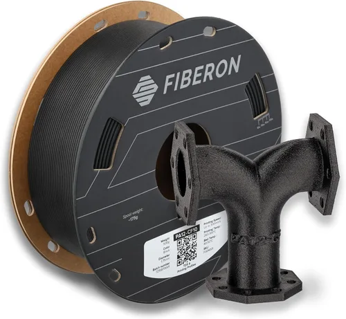 Miniatura 20 de Polymaker Fiberon PA612-ESD - Filamento para impresora 3D de 1.75 mm/17.6 oz, de nailon de fibra de carbono ESD-safe, resistente al calor a 302 °F