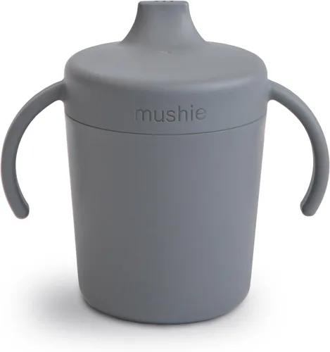 Miniatura 12 de mushie - Vaso entrenador para bebés Fabricado en Dinamarca Tapa con torsión resistente a fugas y asas 6 meses + (salvia)