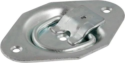 Miniatura 2 de CURT 83601 Anilla de Amarre de Cuerda de Remolque Empotrada de 1-3/8 x 1-7/8 Pulgadas, Capacidad de 1,200 lbs (Paquete de 2)