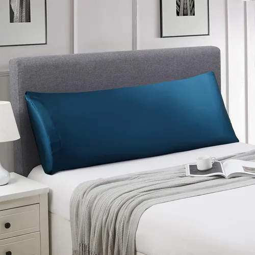 Miniatura 41 de Ersmak Juego de 2 fundas de almohada de satén estándar, ultra suaves y sedosas para cabello y piel, resistentes a las arrugas a la decoloración