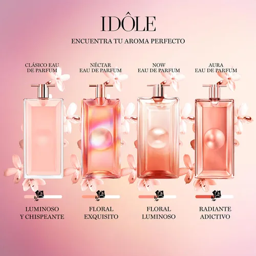 Miniatura 6 de Lancôme Idôle Now Eau de Parfum - Fragancia de larga duración con notas de rosa, orquídea almizclada y vainilla - Perfume luminoso y floral
