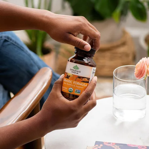 Miniatura 6 de ORGANIC INDIA Suplemento herbario de curcumina de cúrcuma, movilidad articular y apoyo del sistema inmunológico, respuesta inflamatoria saludable
