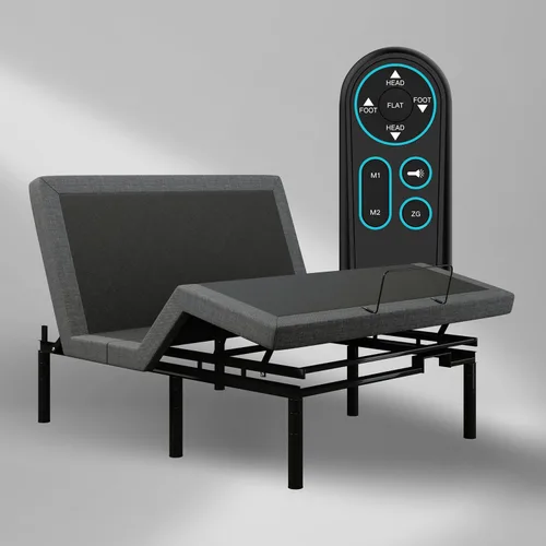 Miniatura 9 de iDealBed 3i Base de cama ajustable personalizable, inalámbrica, gravedad cero, posiciones de confort con un toque, memoria programable