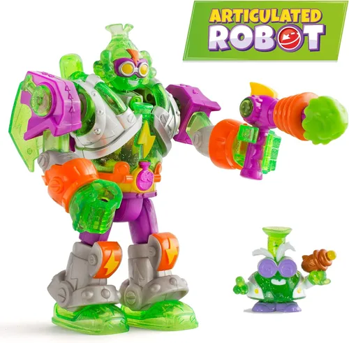 Miniatura 2 de SUPERTHINGS - Superbot Mega-K, robot villano articulado con accesorios de combate, 1 exclusivo Kazoom Kid, multicolor, talla única