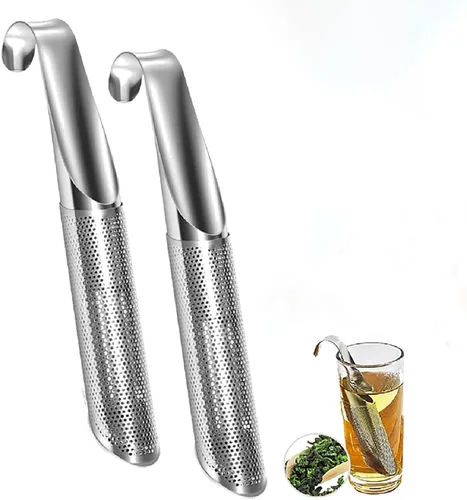 Miniatura 9 de Coladores de té para té suelto, difusor de té de acero inoxidable mejorado, infusores de té de malla extrafina para té suelto, infusor de té