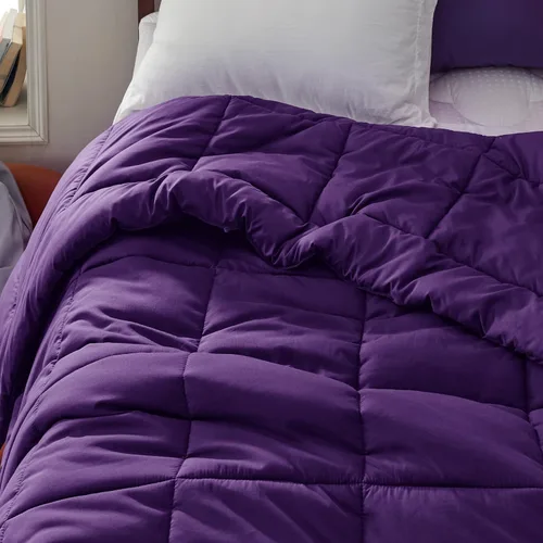 Miniatura 28 de Bedsure Relleno de edredón – Edredones acolchados tamaño King, edredón para todas las estaciones, ropa de cama alternativa de plumón suave, con 8