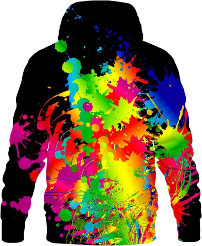 Miniatura 2 de Asylvain Sudadera con capucha unisex con estampado 3D para hombre y mujer, con bolsillo