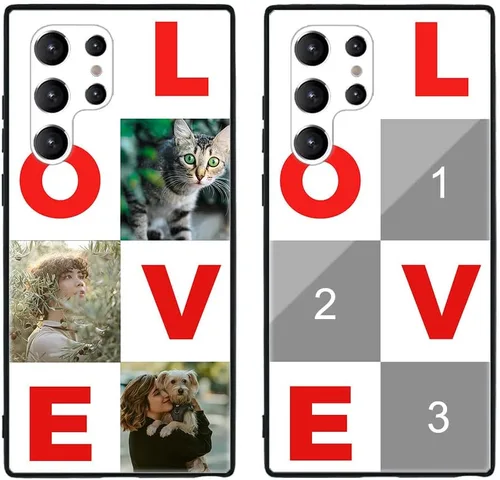Miniatura 20 de Funda de teléfono personalizada para Samsung Galaxy S22+ / S22 Plus 5G, funda de TPU suave de vidrio templado antiarañazos personalizada con foto