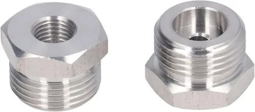 Miniatura 8 de Adaptador de barril de cerveza de 2 piezas, adaptador de grifo de cerveza de acero inoxidable, accesorios de barril de bloqueo de bola, conector