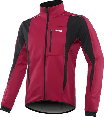 Miniatura 33 de Chaqueta térmica para ciclismo (tejido Softshell, resistente al viento, impermeable, 15K) de ARSUXEO