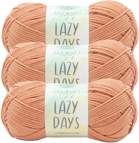 Miniatura 28 de Lion Brand Lazy Days - Ovillo de lana para principiantes, para tejer, ganchillo y manualidades, color Bluebell, 1 unidad