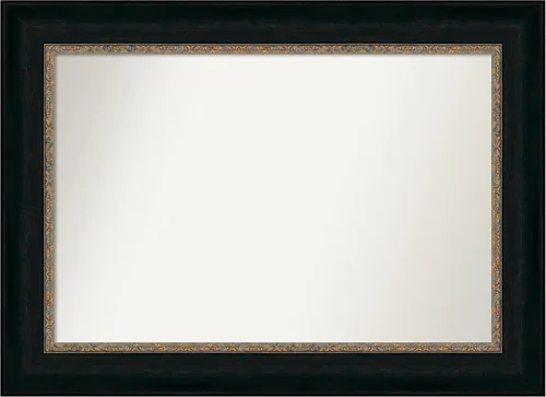 Miniatura 204 de Amanti Art Espejo personalizado, espejo de baño de bronce Milano, espejo de pared o espejo de tocador de baño sobre el fregadero