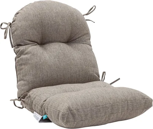 Miniatura 13 de QILLOWAY Cojín copetudo para silla de exterior, impermeable, 43 x 20 x 4 pulgadas, antideslizante, almohadilla de repuesto para muebles de mimbre