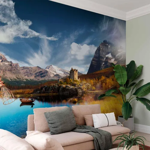 Miniatura 2 de artgeist Mural de pared Montañas 79 x 61 pulgadas - XXL Papel tapiz no tejido de vellón Decoración de pared Impresión fotográfica Imagen Diseño