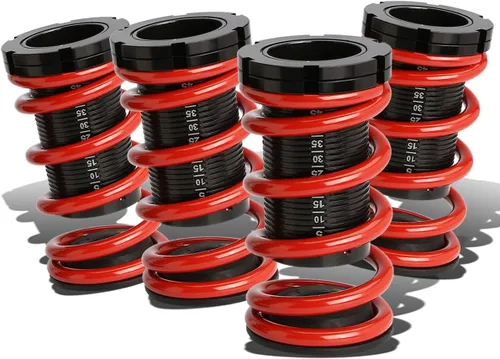Miniatura 7 de DNA MOTORING Kit de 4 Fundas Coilover de Suspensión con Resortes Compatible con 88-00 Civic / 93-97 Civic Del Sol / 88-91 CRX / 90-01 Integra, Azul