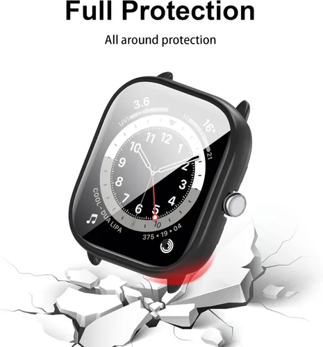 Miniatura 3 de Protector de pantalla para Amazfit GTS 4 Mini Smartwatch, paquete de 2 protectores de policarbonato duro, carcasa completa, accesorios para GTS 4