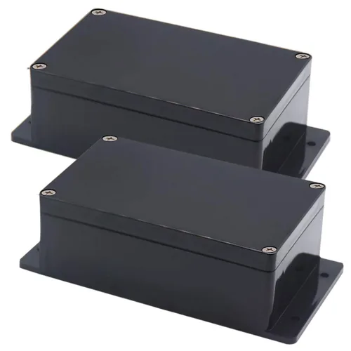 Miniatura 23 de Zulkit Caja de conexiones de plástico ABS a prueba de polvo, impermeable, IP65, cajas eléctricas universales, carcasa para proyectos con oreja fija