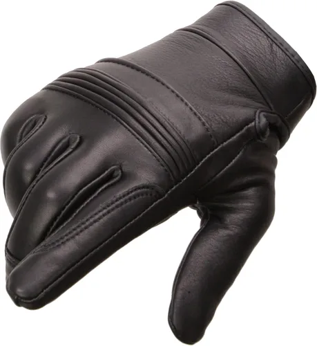 Miniatura 2 de Milwaukee Leather Guante de piel de vaca para hombre MG7535 con dedos flexibles, palma de gel