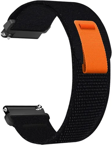 Miniatura 18 de Correa de nylon compatible con Samsung Galaxy Watch 7/FE/6/5 Pro 4 3/Watch 4 6 Classic/Active/Gear S2 S3 Frontier, correa de bucle deportivo de 20