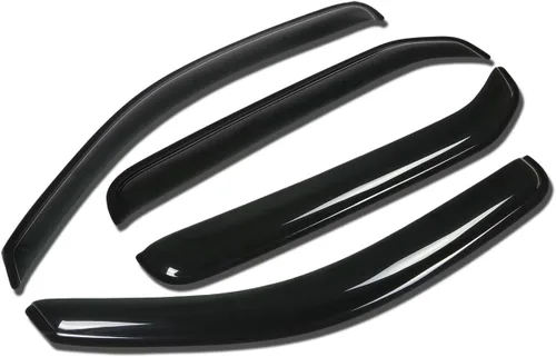 Miniatura 35 de Auto Dynasty Protectores de lluvia con cinta adhesiva compatible con Juke F15 2011-2016 4 piezas deflector de visera de ventana 12 13 14 15
